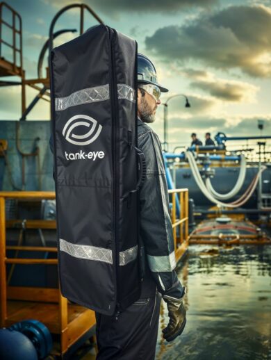 Closed inspection equipment backpack - Tank-eye