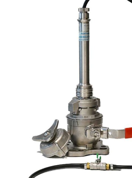Closed-gas--measure-adaptor