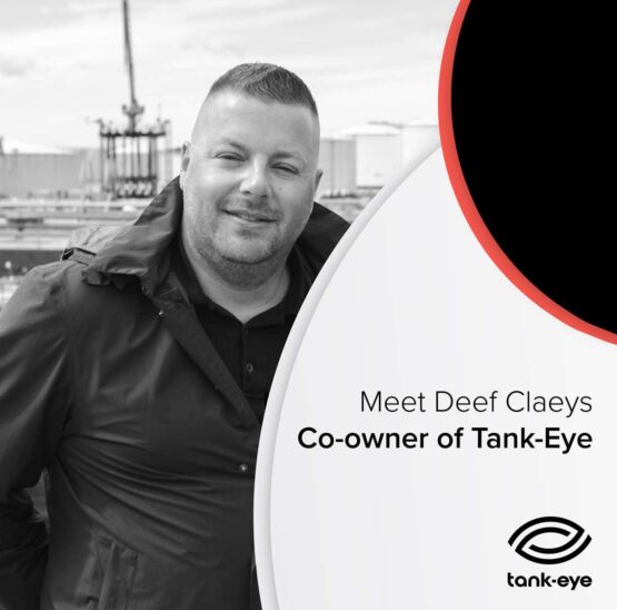 Meet Deef Claeys Meet Deef Claeys, co-founder and owner of Tank-Eye. With many years of experience in the shipping and oil industries and his knowledge of inspection, he is fully equipped to make Tank-Eye a huge success.