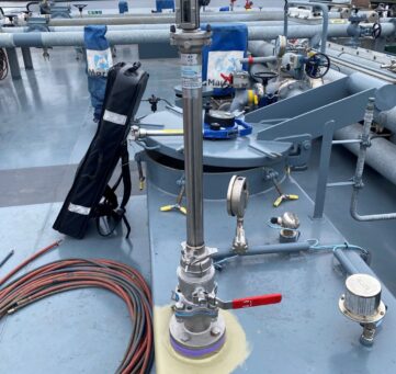 Vapour Lock Valve on board MTS Copenhagen